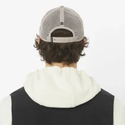 Salomon Logo Trucker Cap Etherea