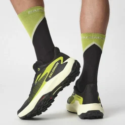 Salomon Men's Genesis Black / Sulphur Spring / Transparent Yellow