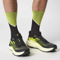 Salomon Men's Genesis Black / Sulphur Spring / Transparent Yellow