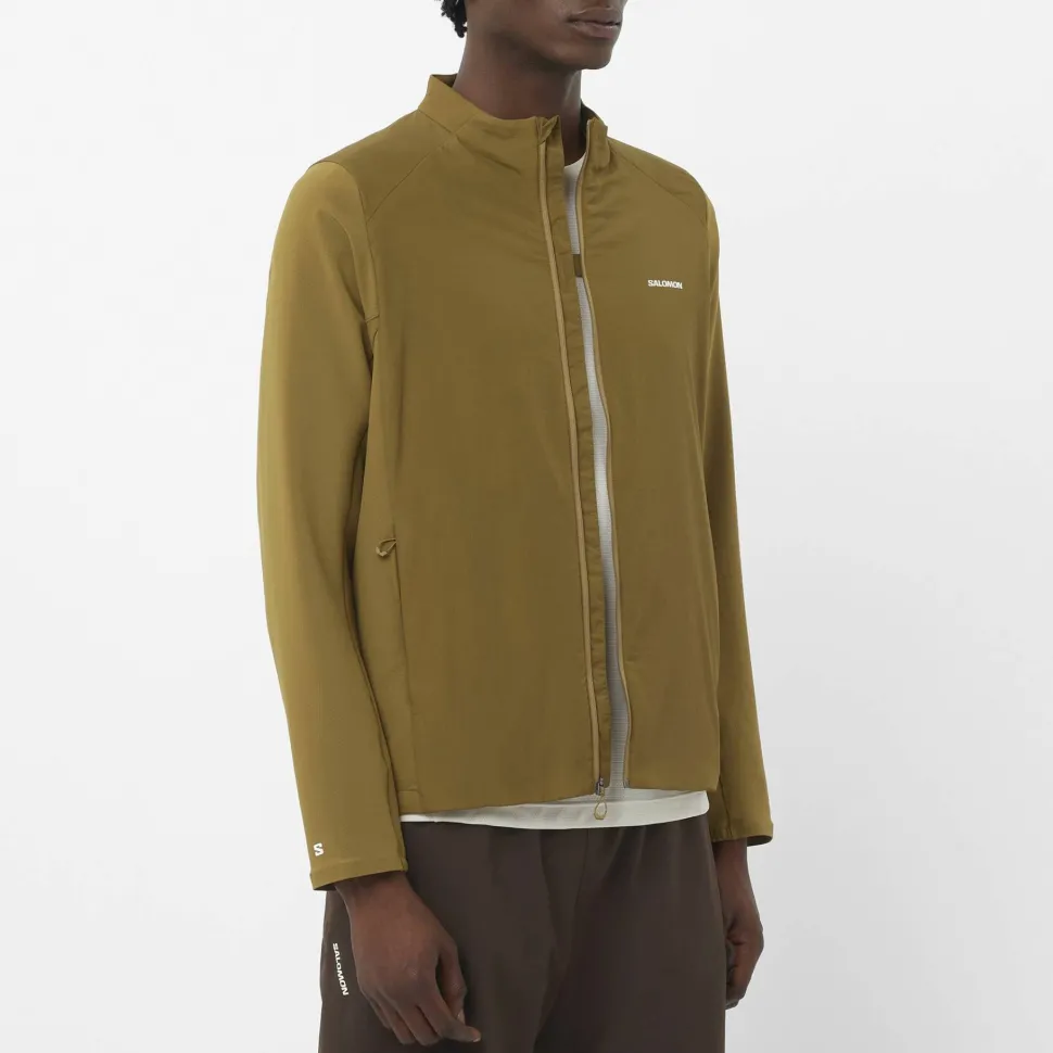 Salomon Men's Montain Flex Hybrid Jacket Brilliant Olive