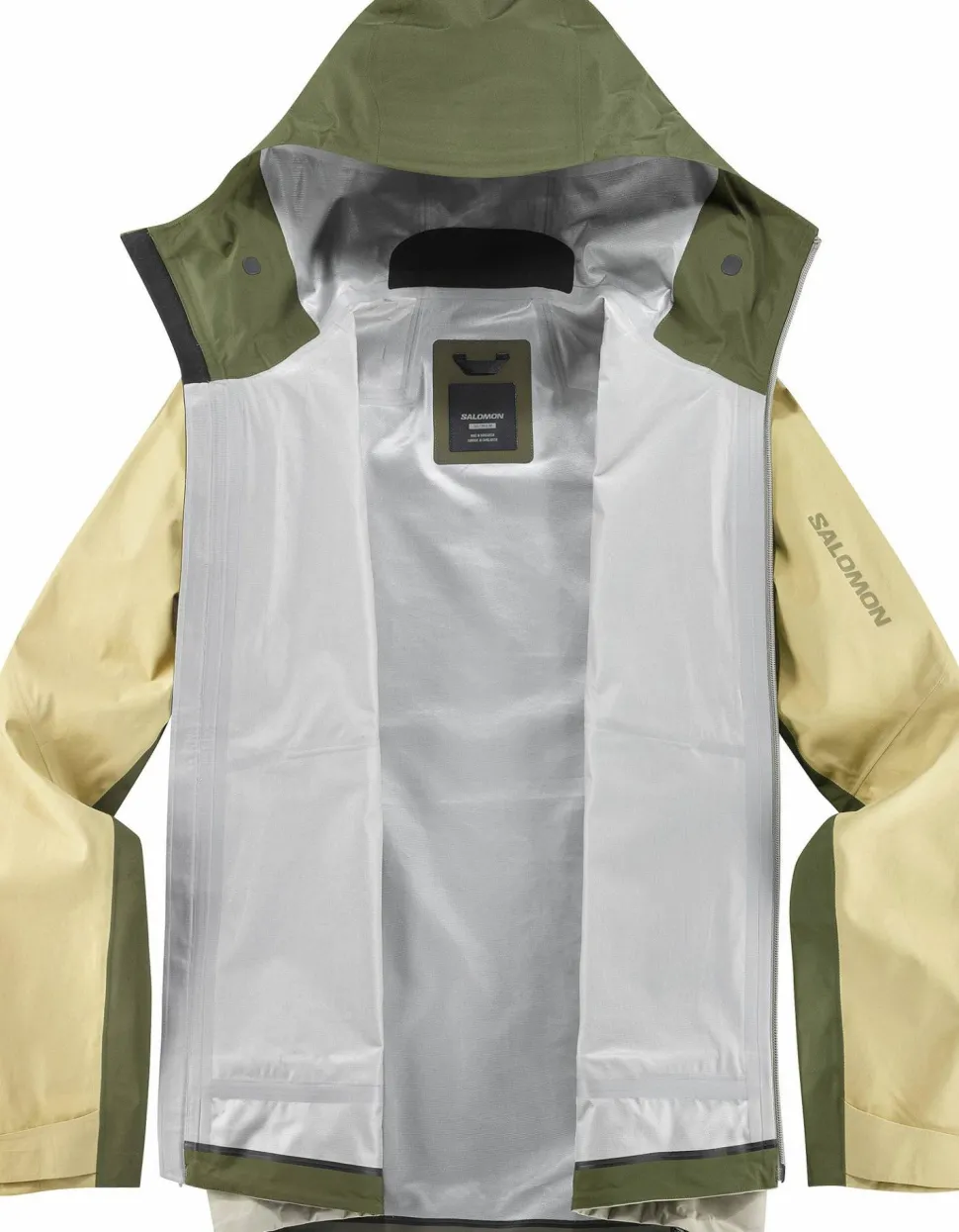Salomon Men's Outline 3L GORE-TEX Jacket Grape Leaf/Gray Green