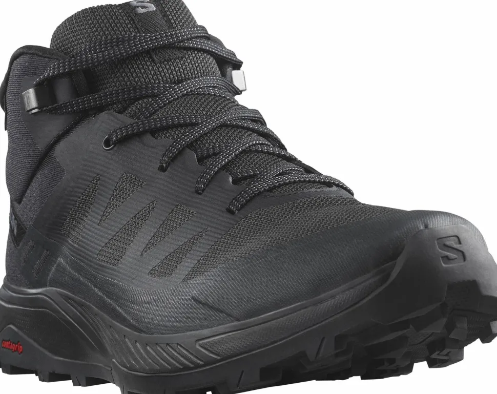 Salomon Men's Outrise Mid GORE-TEX Black/Black/Phantom