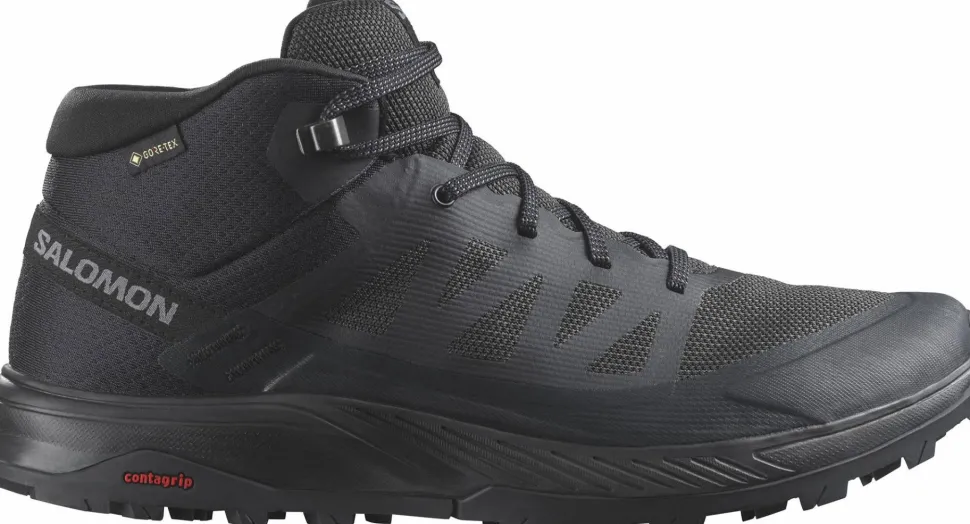 Salomon Men's Outrise Mid GORE-TEX Black/Black/Phantom