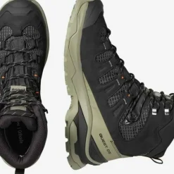 Salomon Men's Quest 5 GORE-TEX Black/Deep Lichen Green/Black