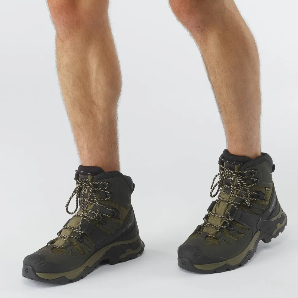 Salomon Men's Quest 4 Gore-Tex Olive Night/Peat/Safari