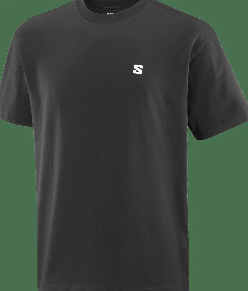 Salomon Men's Round Logo Graphic Deep Black