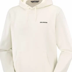 Salomon Men's Salomon Logo Hoodie Whisper White