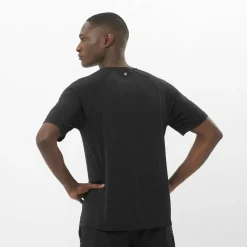 Salomon Men's Shkout Core Short Sleeve Tee Deep Black