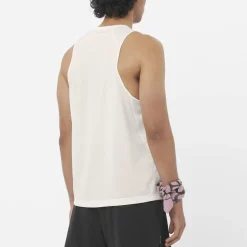 Salomon Men's Shkout Core Tank Whisper White