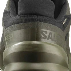 Salomon Men's Speedcross 6 GORE-TEX Black/Peat/Deep Lichen Green