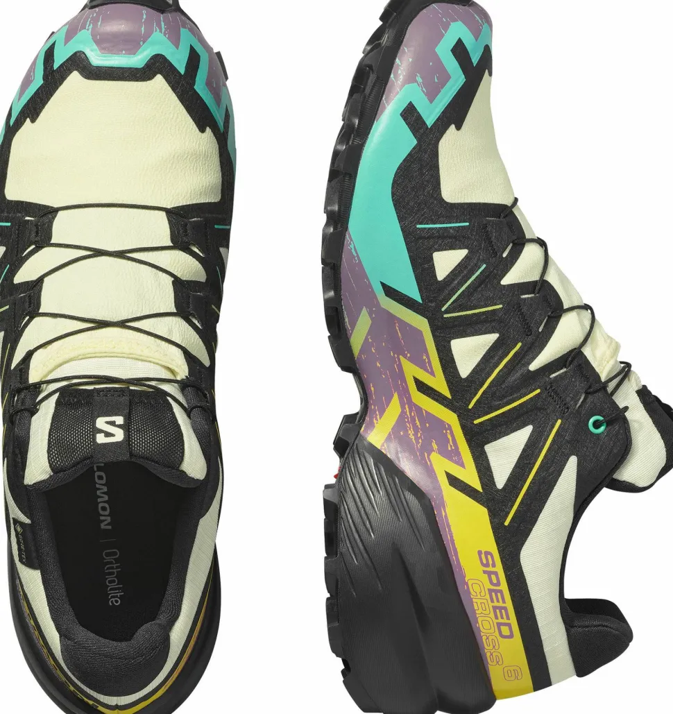 Salomon Men's Speedcross 6 GORE-TEX Transparent Yellow/Black/Waterfall