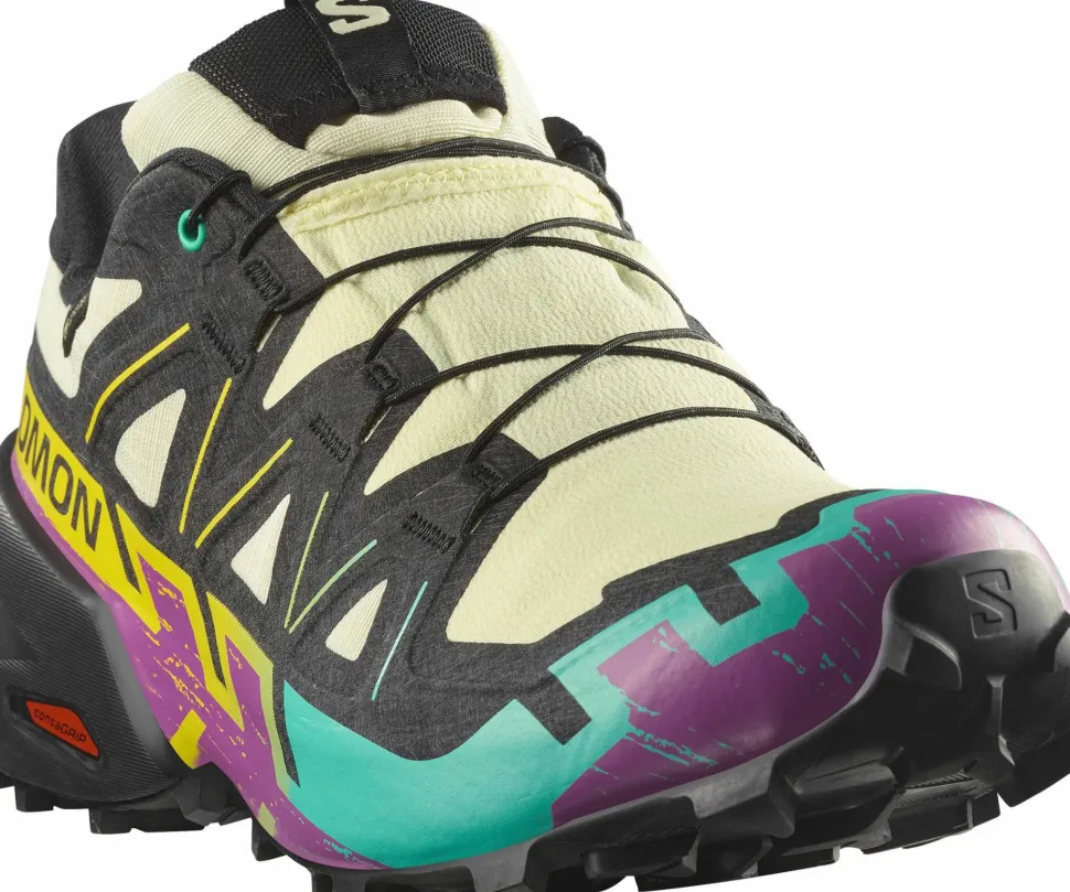 Salomon Men's Speedcross 6 GORE-TEX Transparent Yellow/Black/Waterfall