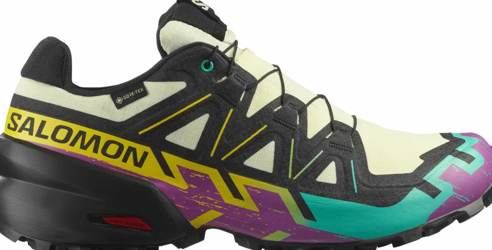 Salomon Men's Speedcross 6 GORE-TEX Transparent Yellow/Black/Waterfall