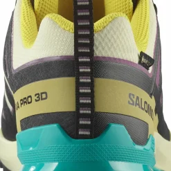 Salomon Men's XA 3D Pro V9 GORE-TEX Transparent Yellow/Black/Waterfall