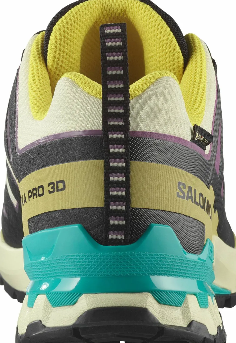 Salomon Men's XA 3D Pro V9 GORE-TEX Transparent Yellow/Black/Waterfall