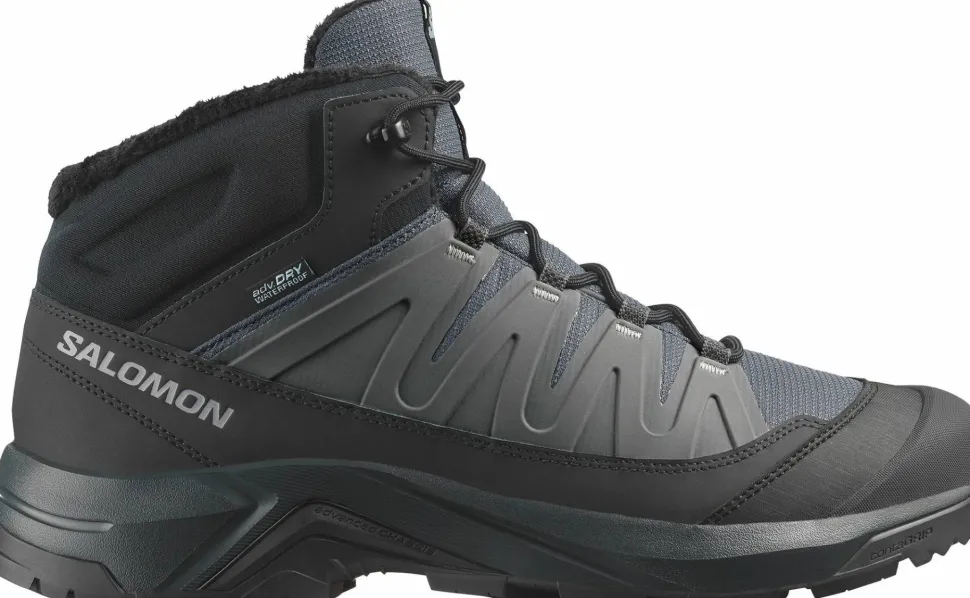 Salomon Men's X-Adventure Coldrush Waterproof Asphalt/Black/Alloy