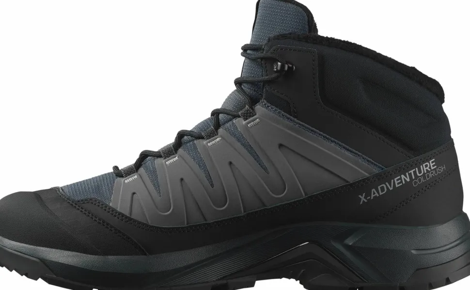 Salomon Men's X-Adventure Coldrush Waterproof Asphalt/Black/Alloy