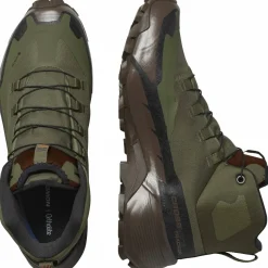 Salomon Unisex Cross Hike Tracker GORE-TEX Ranger Green/Earth Brown/Black