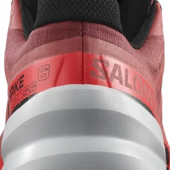 Salomon Unisex Spikecross 6 GORE-TEX Cow Hide/Black/Fiery Coral