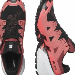 Salomon Unisex Spikecross 6 GORE-TEX Cow Hide/Black/Fiery Coral