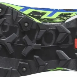 Salomon Unisex Spikecross 6 GORE-TEX Black/Surf The Web/Green Gecko