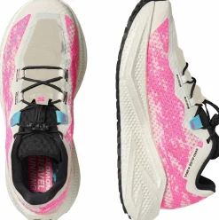 Salomon Women's Aero Glide 4 Grvl Vanilla Ice/Knockout Pink/Black