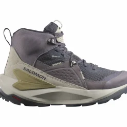 Salomon Women's Elixir Mid GORE-TEX Nine Iron/Shark/Silver Cloud
