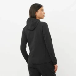 Salomon Women's Essential Lightwarm Hoodie Deep Black