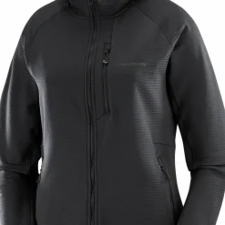 Salomon Women's Essential Lightwarm Hoodie Deep Black