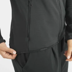 Salomon Women's Essential Lightwarm Hoodie Deep Black