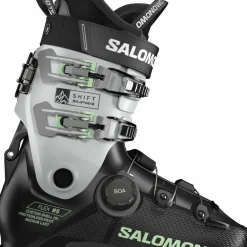 Salomon Women's Shift Supra BOA 95 GripWalk Black / Cool Gray 5 / Patina Green