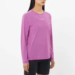 Salomon Women's Shkout Core Long Sleeve Tee Iris Orchid