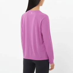 Salomon Women's Shkout Core Long Sleeve Tee Iris Orchid