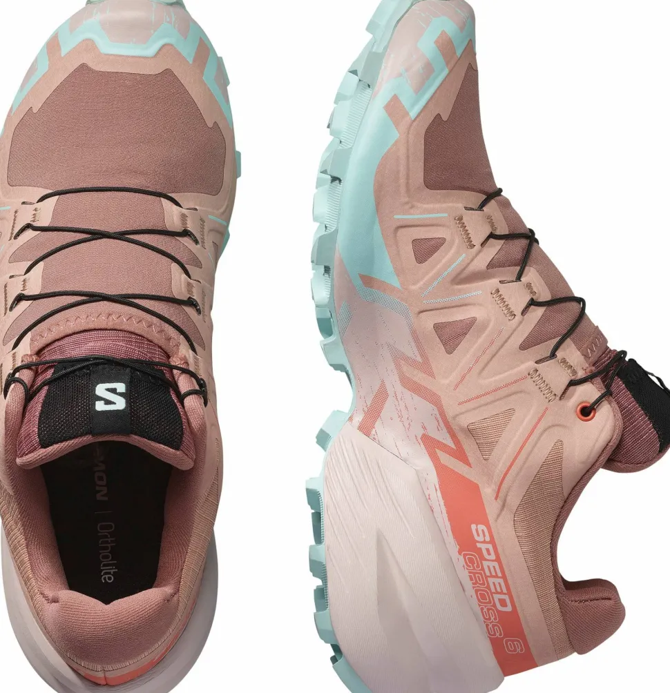 Salomon Women's Speedcross 6 Mahogany Rose/Hushed Violet/Iced Aq