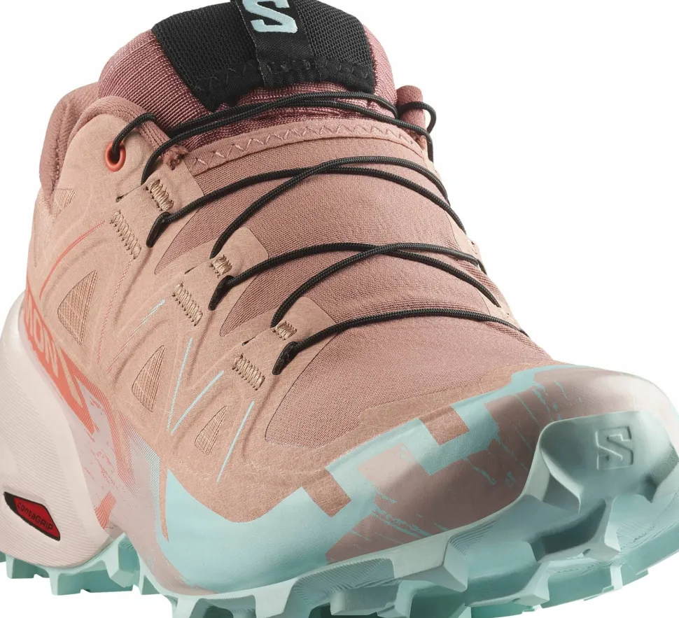 Salomon Women's Speedcross 6 Mahogany Rose/Hushed Violet/Iced Aq