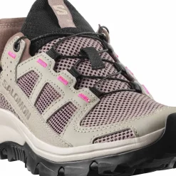 Salomon Women's Techamphibian 5 Silver Sage/Iron/Knockout Pink
