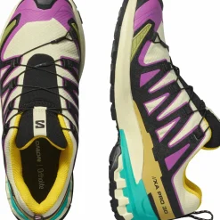 Salomon Women's XA Pro 3d V9 GORE-TEX Transparent Yellow/Black / Waterfall