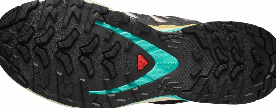 Salomon Women's XA Pro 3d V9 GORE-TEX Transparent Yellow/Black / Waterfall