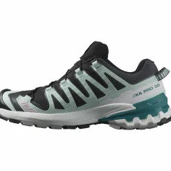 Salomon Women's XA Pro 3D V9 GORE-TEX Black/Bleached Aqua/Harbor Blue