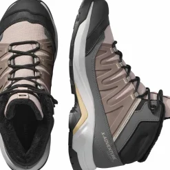 Salomon Women's X-Adventure Coldrush Waterproof Etherea / Iron / Mahogany Rose