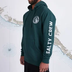 Salty Crew Men's In Fishing We Trust Hood Fleece Alpine