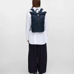 Sandqvist Icon Rolltop Backpack M Navy