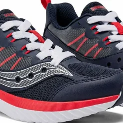 Saucony Juniors’ Endorphin 2.0 Navy/red
