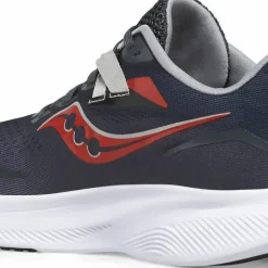 Saucony Kids' Ride 15 Grey/Black/Red