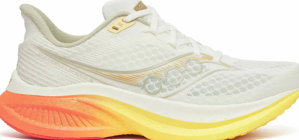 Saucony Men's Endorphin Speed 5 Ivory/Fire
