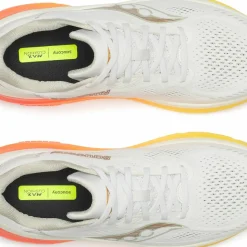 Saucony Men's Guide 19 Ivory/fire