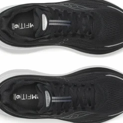 Saucony Men's Hurricane 25 Wide Black/white