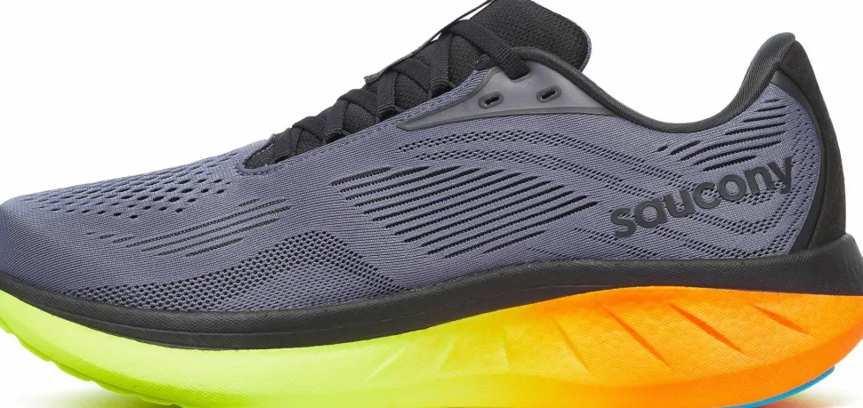 Saucony Men's Ride 18 Shadow/vizi