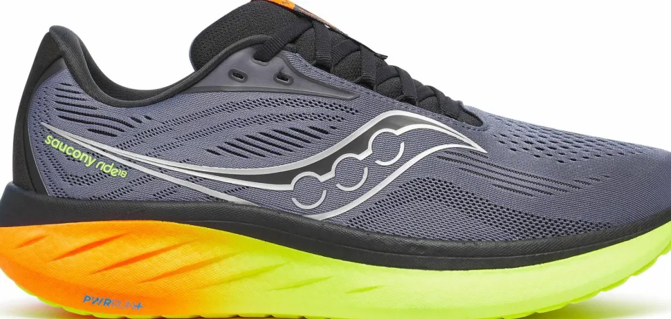 Saucony Men's Ride 18 Shadow/vizi