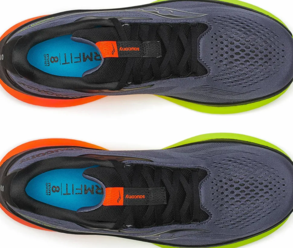 Saucony Men's Ride 18 Shadow/vizi